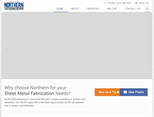 Tablet Screenshot of northernmfg.com